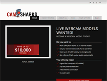 Tablet Screenshot of camsharks.com